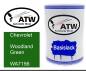 Preview: Chevrolet, Woodland Green, WA7156: 500ml Lackdose, von ATW Autoteile West.
